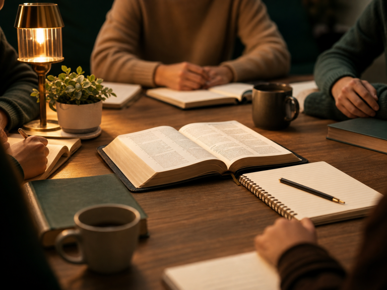 Bible study table for discipleship